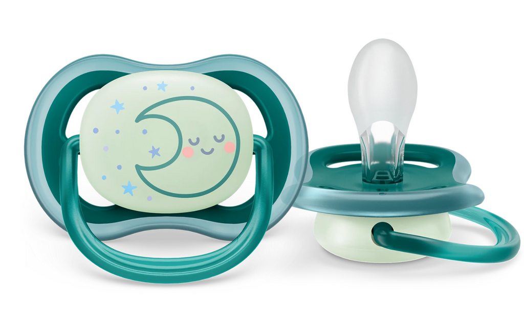 Philips Avent Ultra air Night Пустышка светящаяся с футляром, SCF377/02, 6-18мес, соска-пустышка, силиконовая, 1 шт.