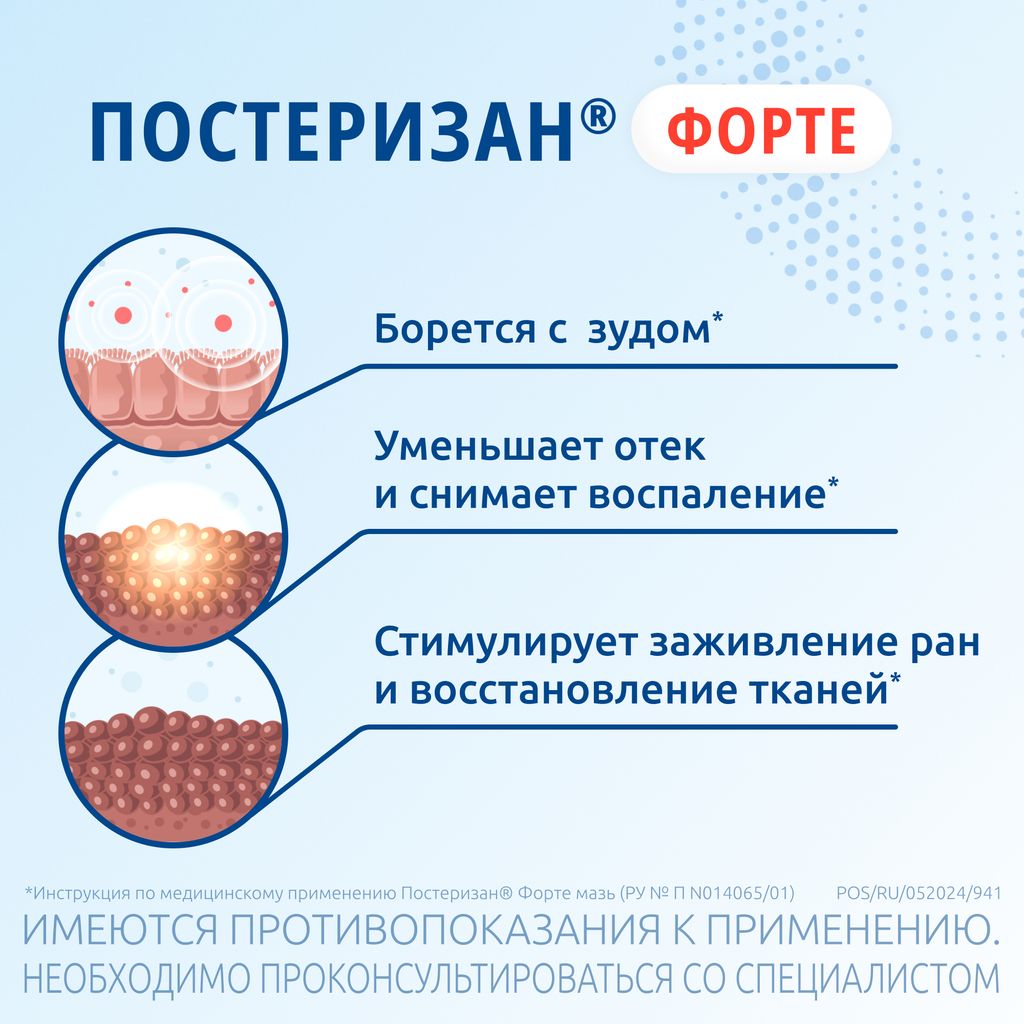 Постеризан, мазь для ректального и наружного применения, 25 г, 1 шт.