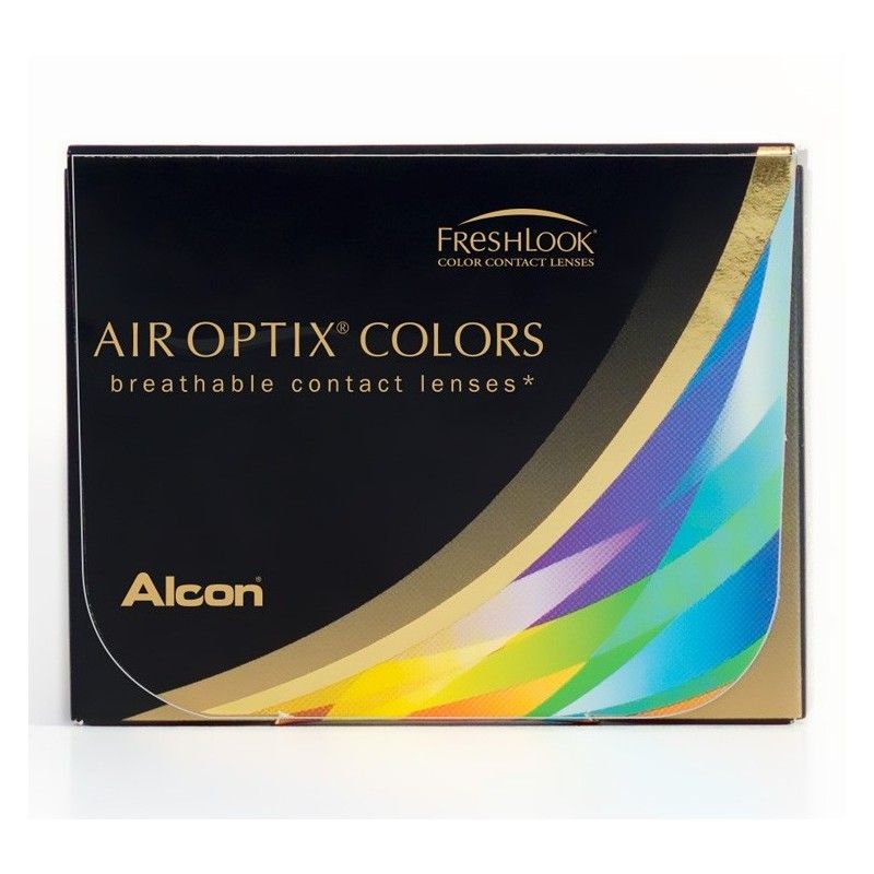 Alcon Air Optix Colors цветные контактные линзы, D(0.00), Gemstone green, 2 шт.