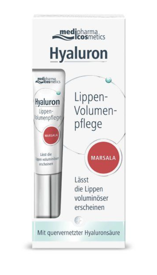 фото упаковки Medipharma Hyaluron Бальзам для объема губ марсала