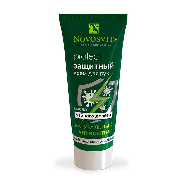 фото упаковки Novosvit Защитный крем для рук с антибактериальным эффектом