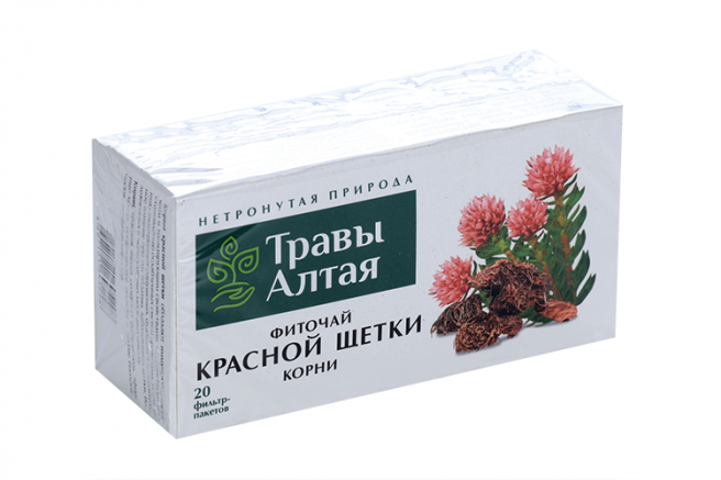 фото упаковки Травы Алтая Фиточай Красной щетки корни