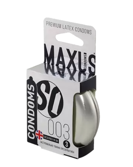 Maxus Презервативы Экстремально тонкие, презерватив, 3 шт.