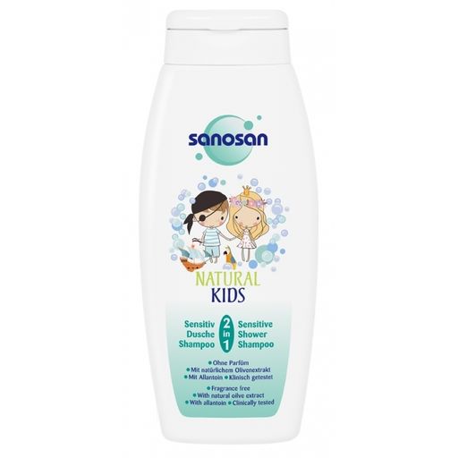 Sanosan Natural Kids средство 2в1 гель для душа и шампунь	, шампунь, 250 мл, 1 шт.