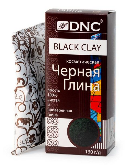 DNC Глина косметическая черная, 130 г, 1 шт.