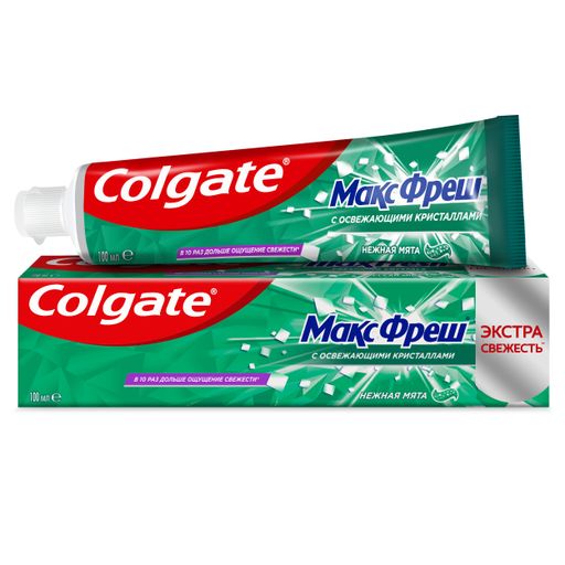 Colgate Макс Фреш Нежная мята зубная паста, паста зубная, 100 мл, 1 шт.