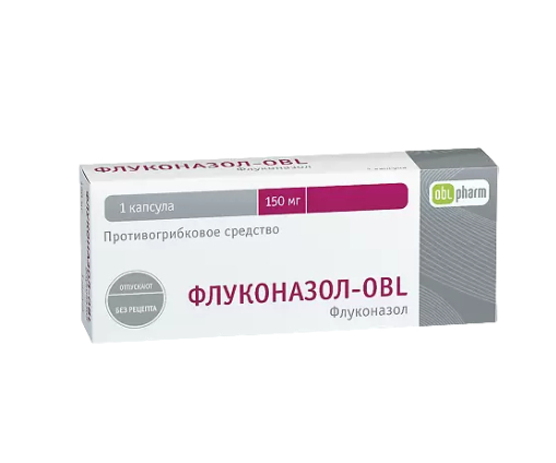 Флуконазол-OBL, 150 мг, капсулы, 1 шт.