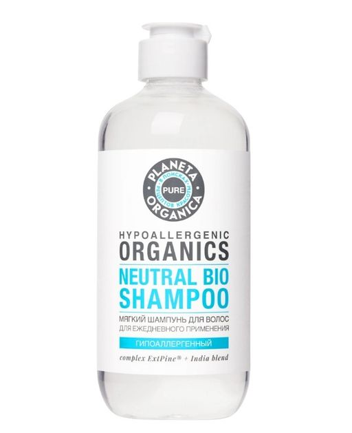 Planeta organica pure Шампунь мягкий для волос для ежедневного применения, шампунь, 400 мл, 1 шт.