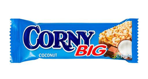 Corny Big Батончик мюсли кокос с шоколадом, 50 г, батончик, 1 шт.