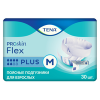 Подгузники для взрослых Tena Flex Plus, Medium M (2), 71-102 см, 6 капель, 30 шт.