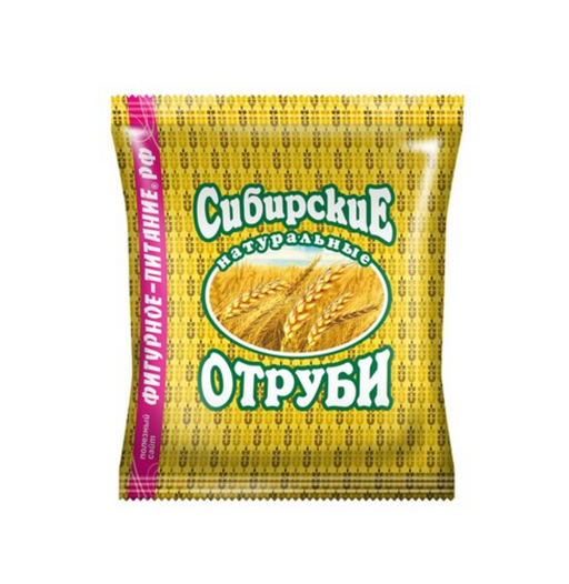 Сибирские отруби пшеничные натуральные, 200 г, 1 шт.