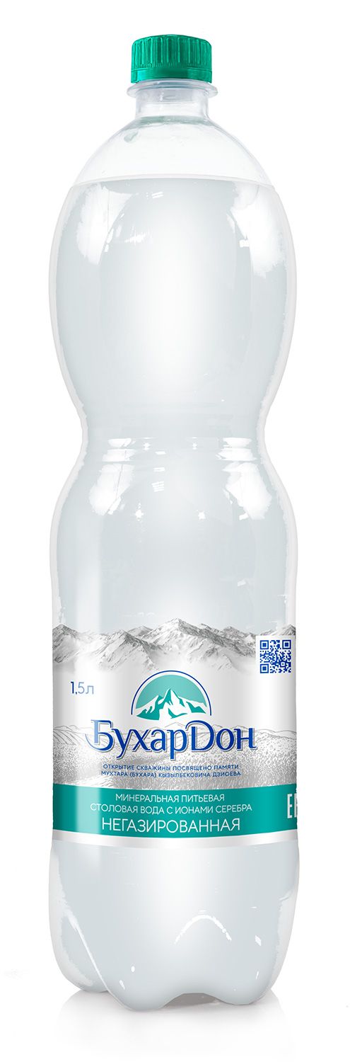 БухарДон Вода минеральная питьевая столовая, вода минеральная, негазированная, 1.5 л, 1 шт.