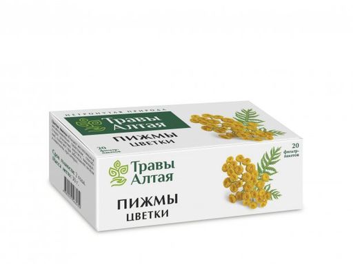 Травы Алтая Пижмы цветки, фиточай, 1,5 г, 20 шт.